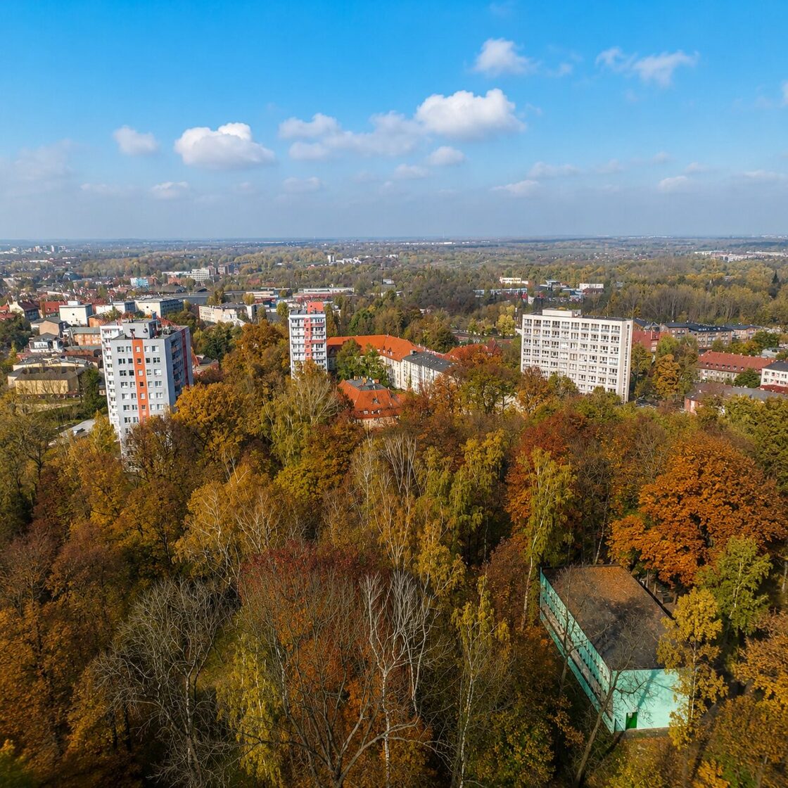 Panorama Zabrza z Wieży Ciśnień